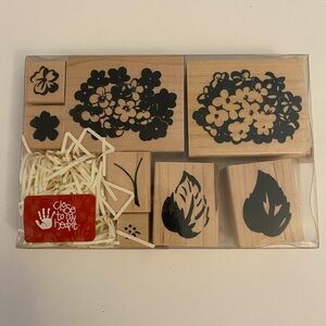 CTMH S467 Hydrangea Blossoms rubber stamps New